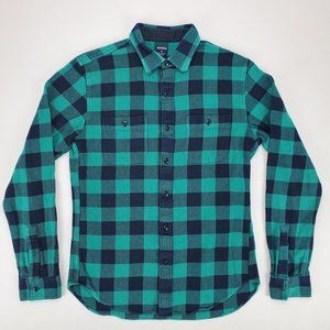 Mens Bonobos Flannel Slim Fit Plaid Shirt Medium
